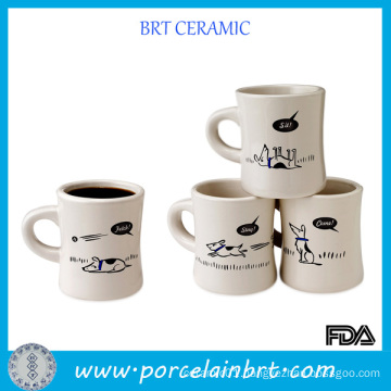 Popular Funny Dog Ceramic Diner Coffee Cup